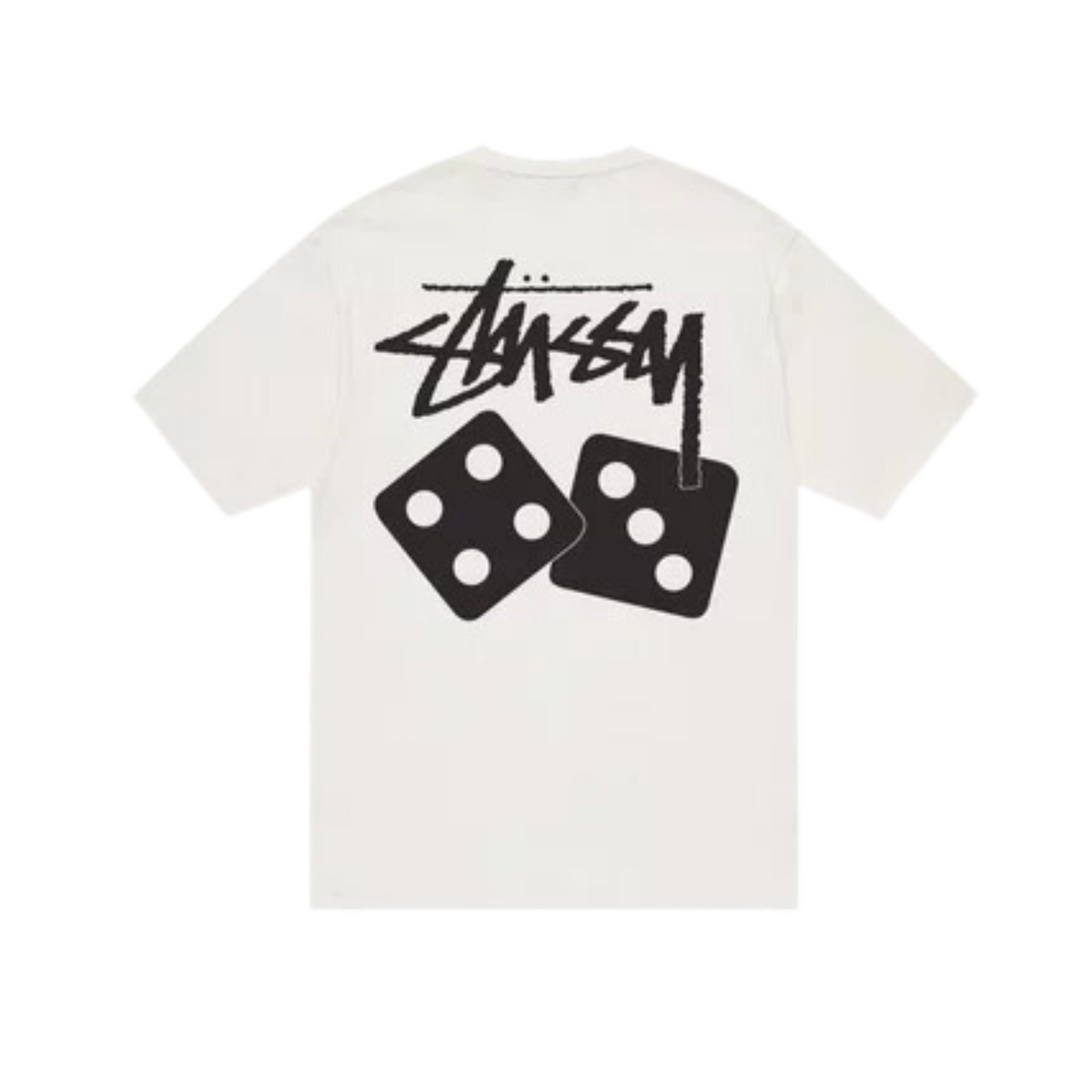 Stüssy Dice Pigment Dyed T-shirt "White"