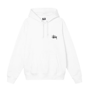 Stüssy Basic Hoodie "White"