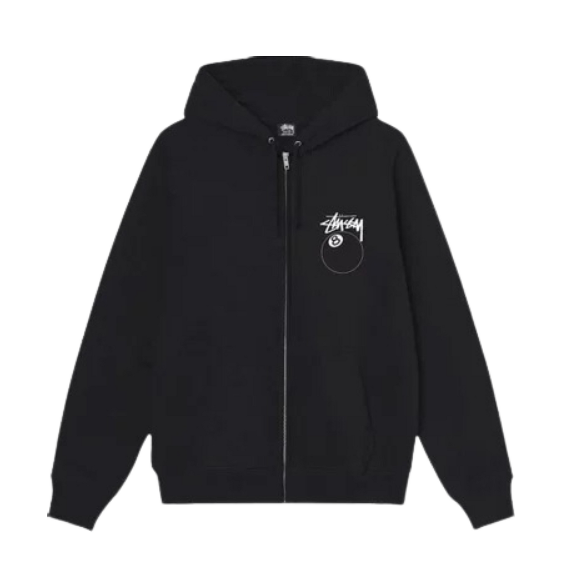 Stüssy 8 Ball Zip Hoodie "Black"