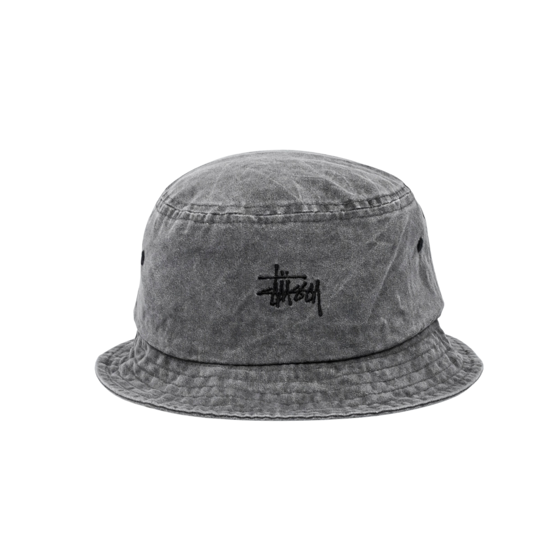 Stüssy Stock Washed Bucket Hat "Washed Black"