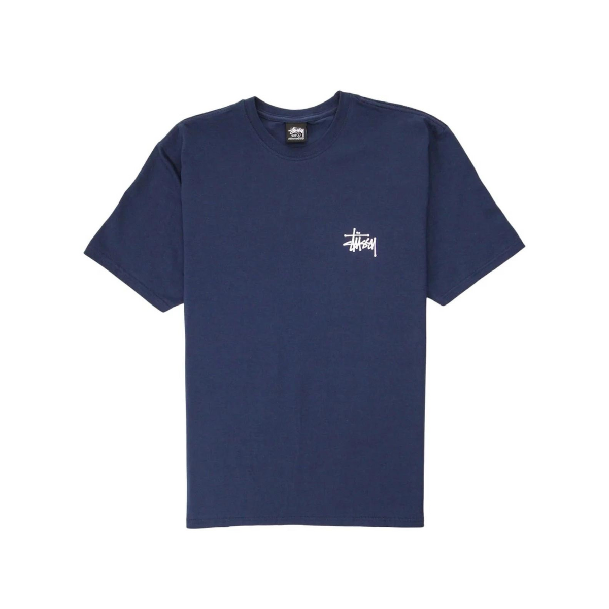 Stüssy Basic T-shirt "Navy" - street-bill.dk