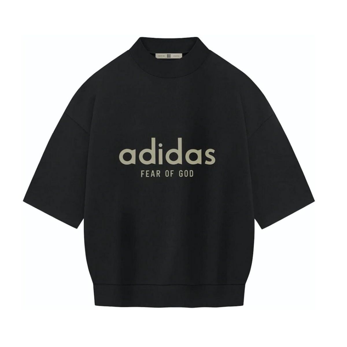 Fear of god x adidas t-shirt Black