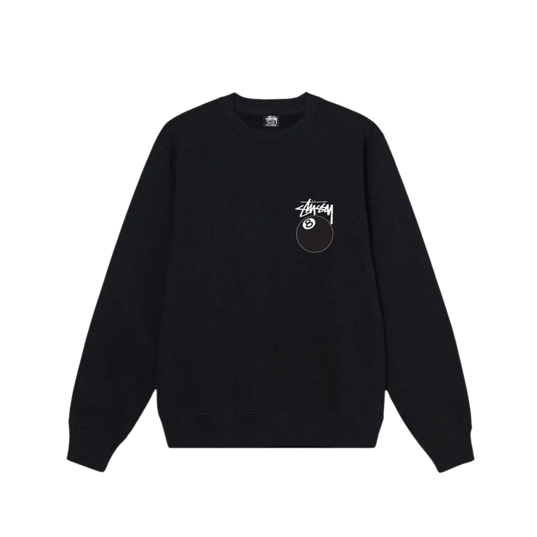 Stüssy 8 Ball Crew "Black"