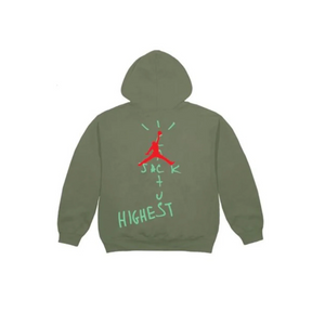 Travis Scott x Jordan Cactus Jack Highest Hoodie "Olive"