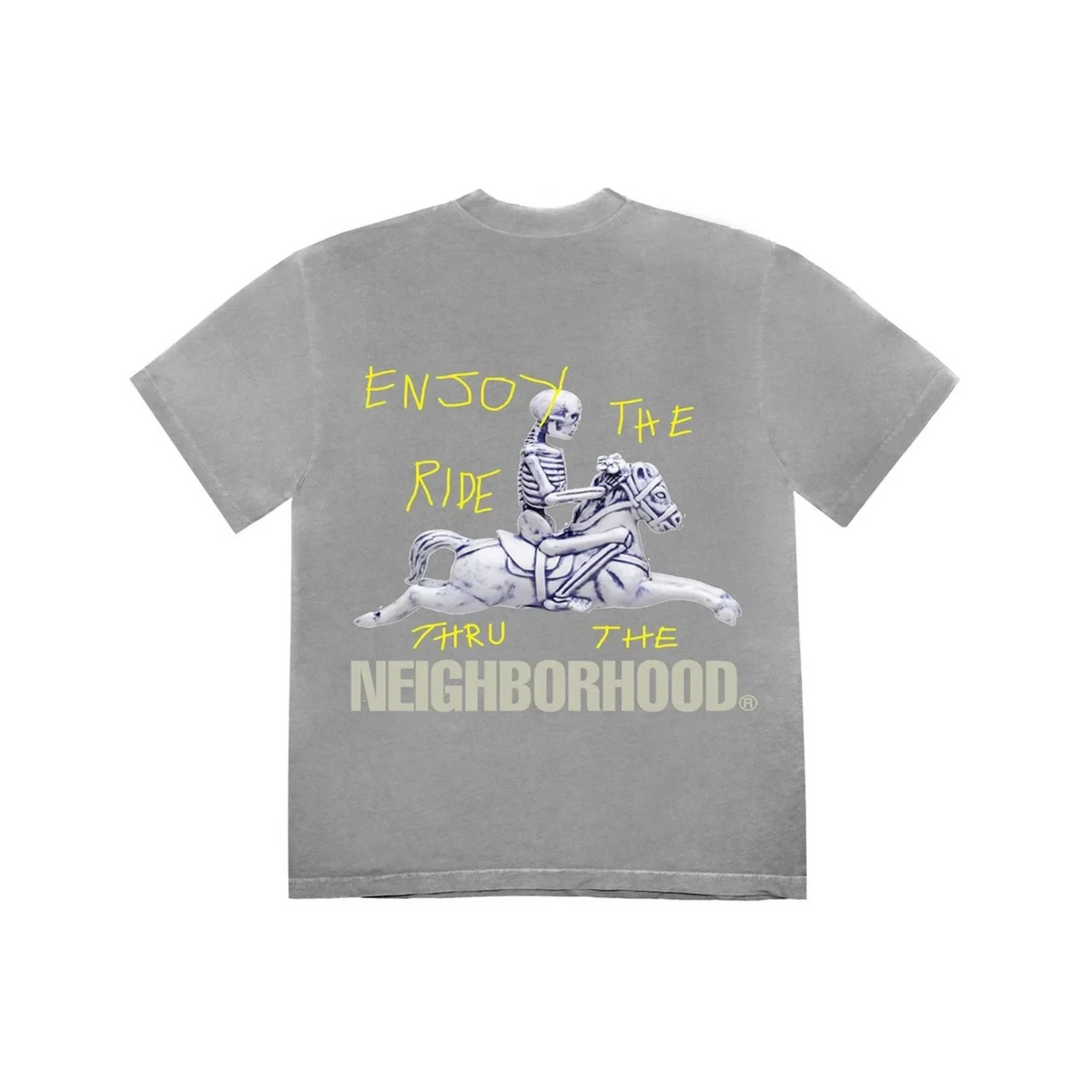 Travis Scott Cactus Jack x Neighborhood Carousel T-shirt "Grey"