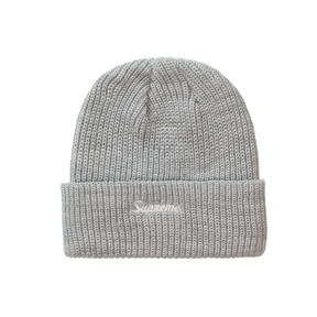 Supreme Loose Gauge Beanie "Heather Grey"