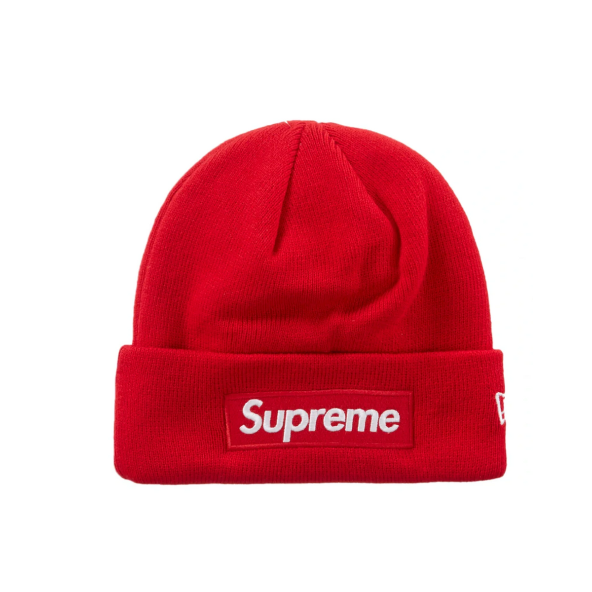 Supreme New Era Box Logo Beanie "Red"