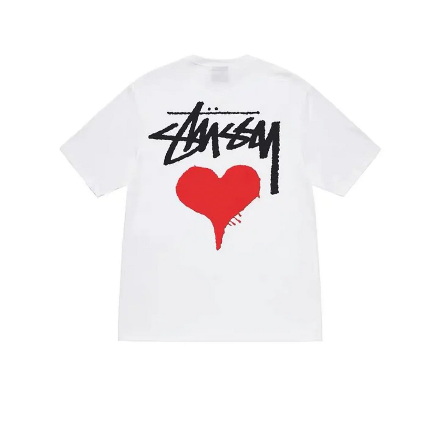 Stüssy Stock Heart T-shirt "White"