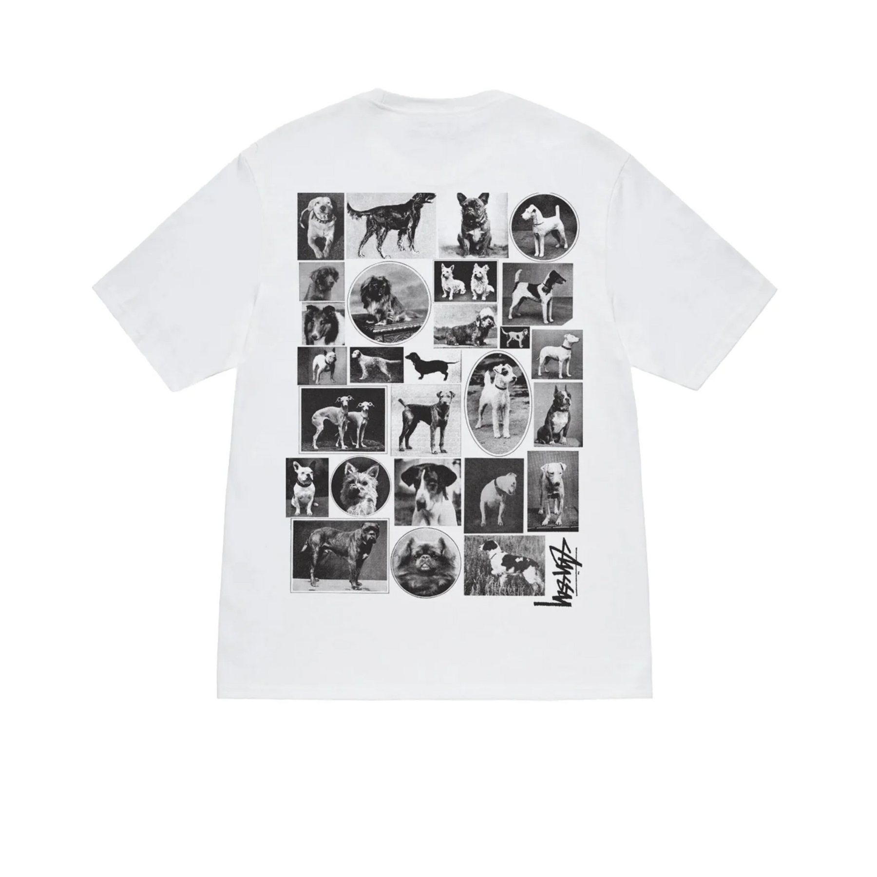 Stüssy Dog Collage T-shirt "White"