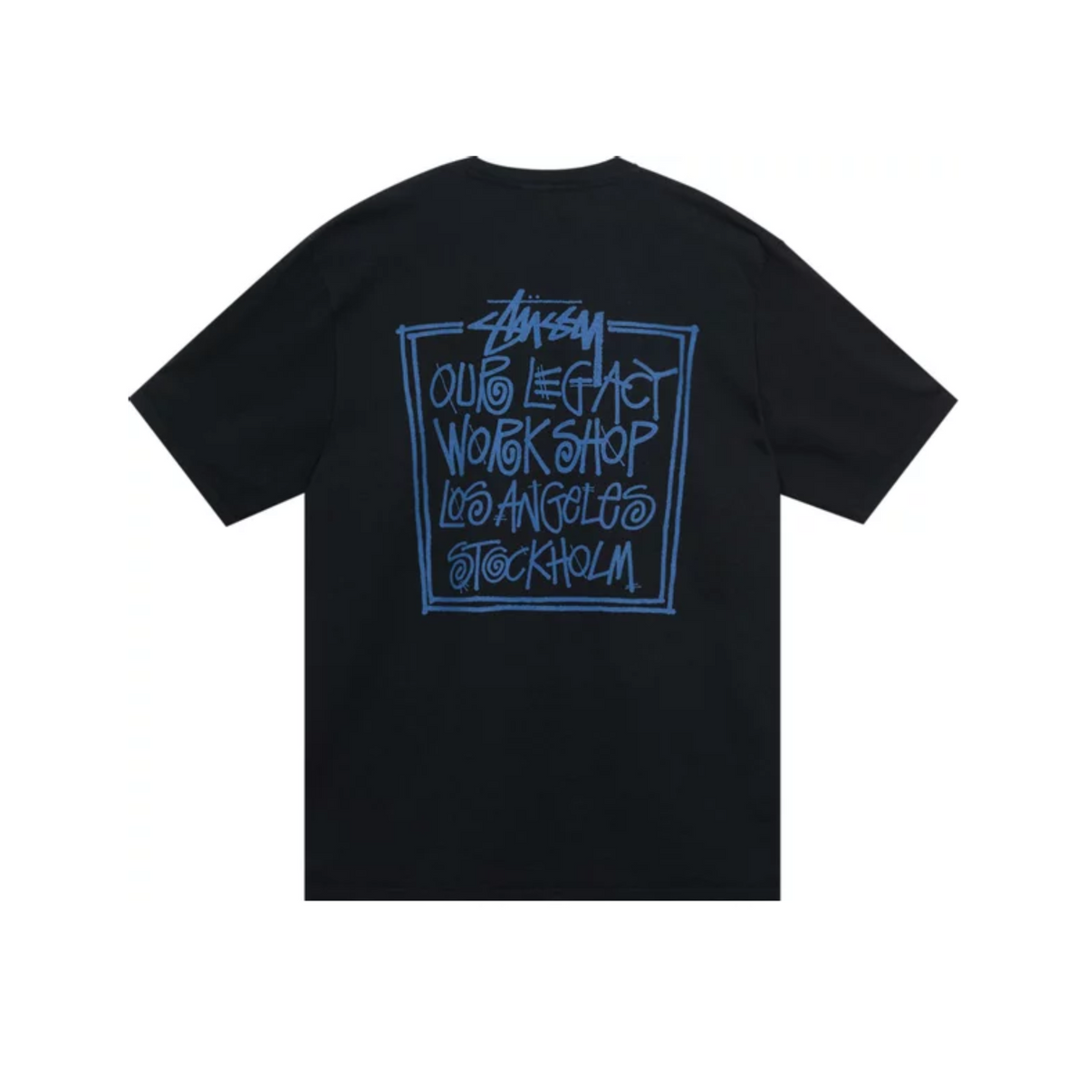 Stüssy Our Legacy Frame Pigment T-shirt "Black"