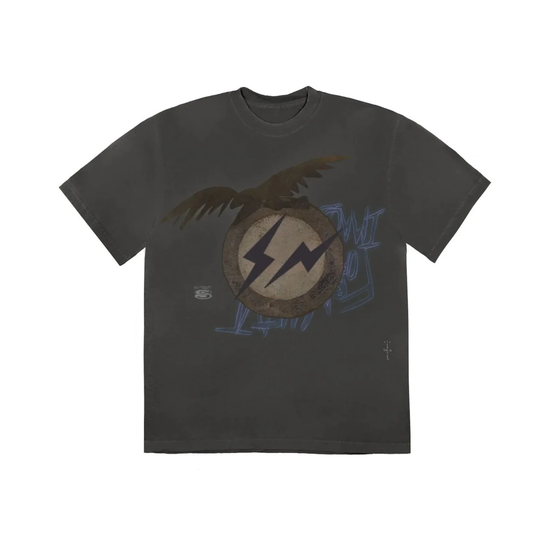 Travis Scott Cactus Jack For Fragment Create T-shirt "Washed Black"