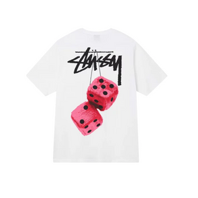 Stüssy Fuzzy Dice T-shirt "White"