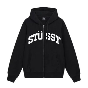 Stüssy Block Sport Zip Hoodie "Black"