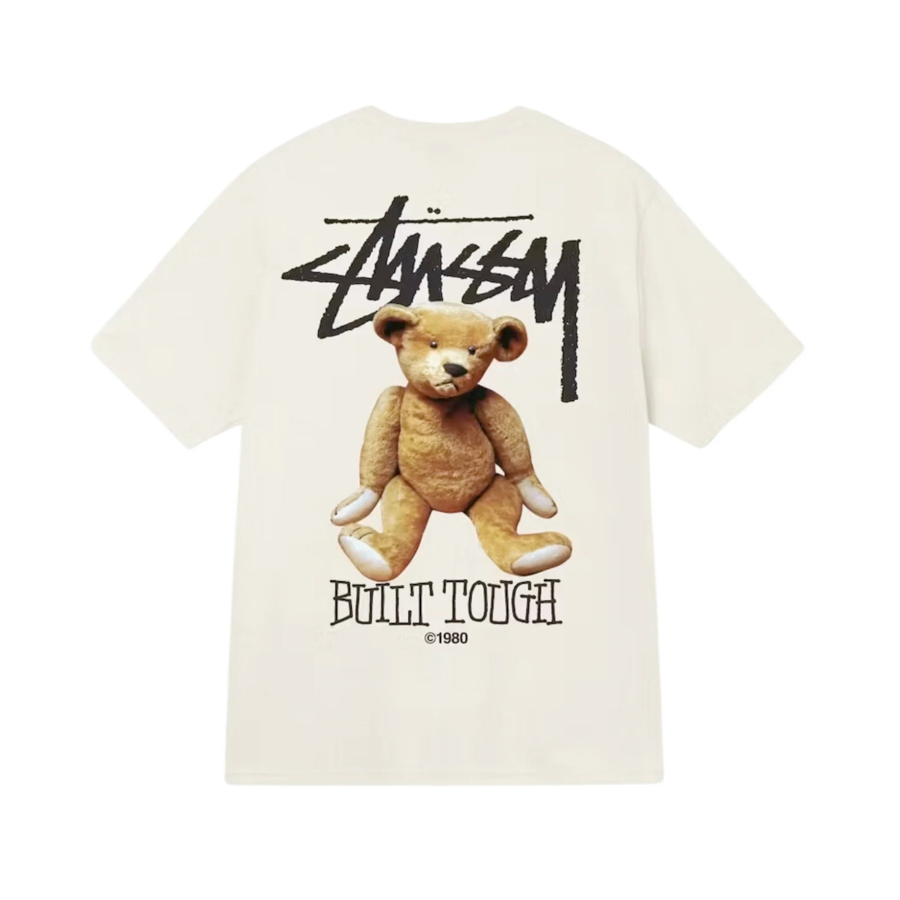 Stussy Built Tough Tee "Putty" - street-bill.dk