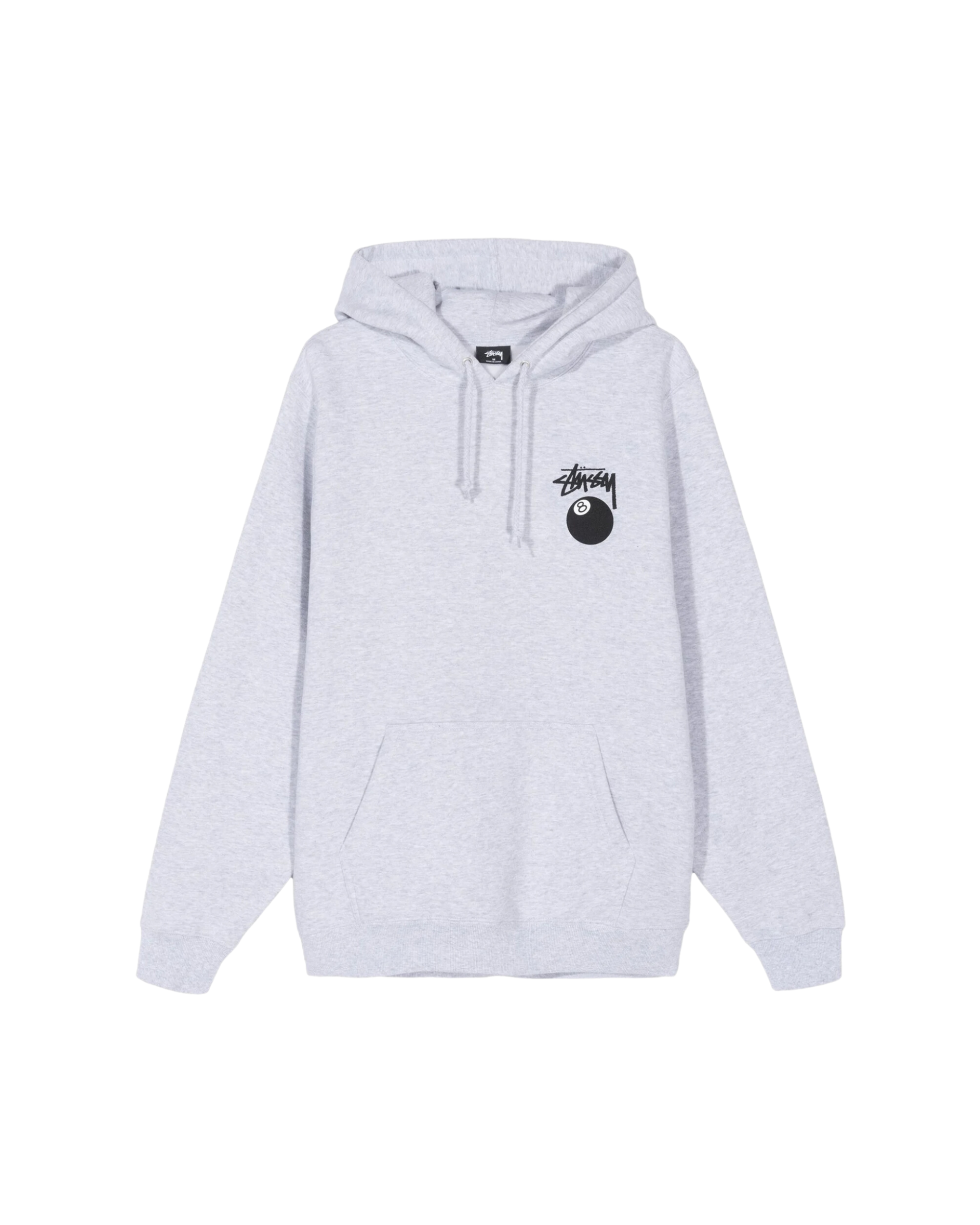 Stussy 8 Ball Hoodie Ash Heather