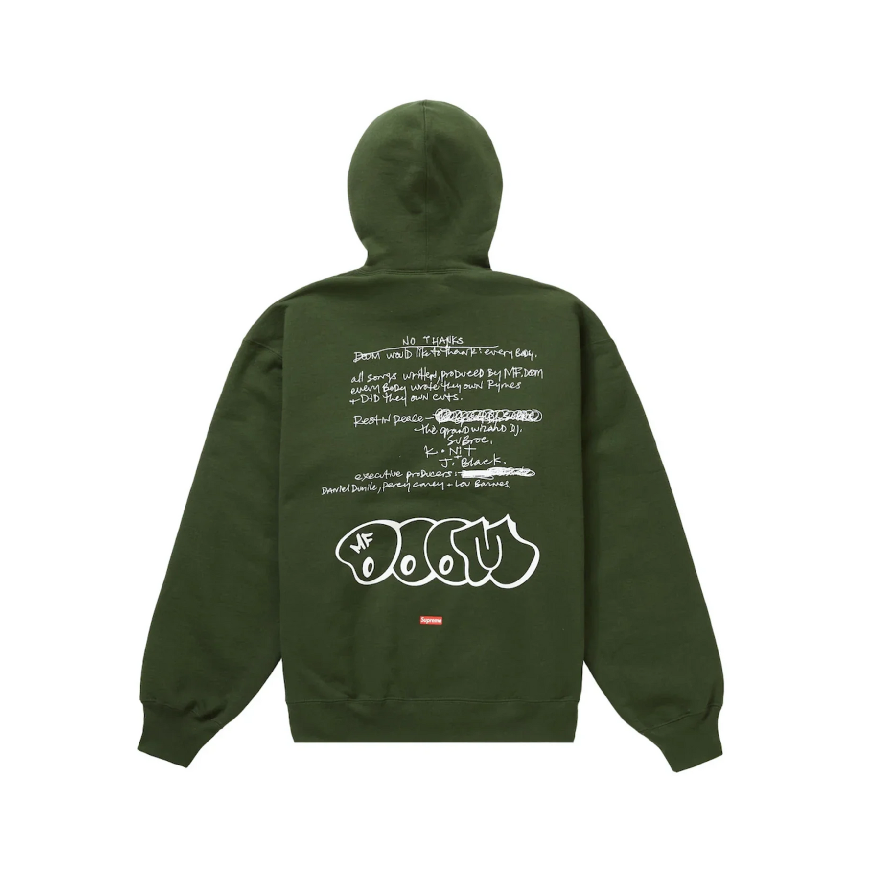 Supreme MF DOOM Hoodie "Olive"