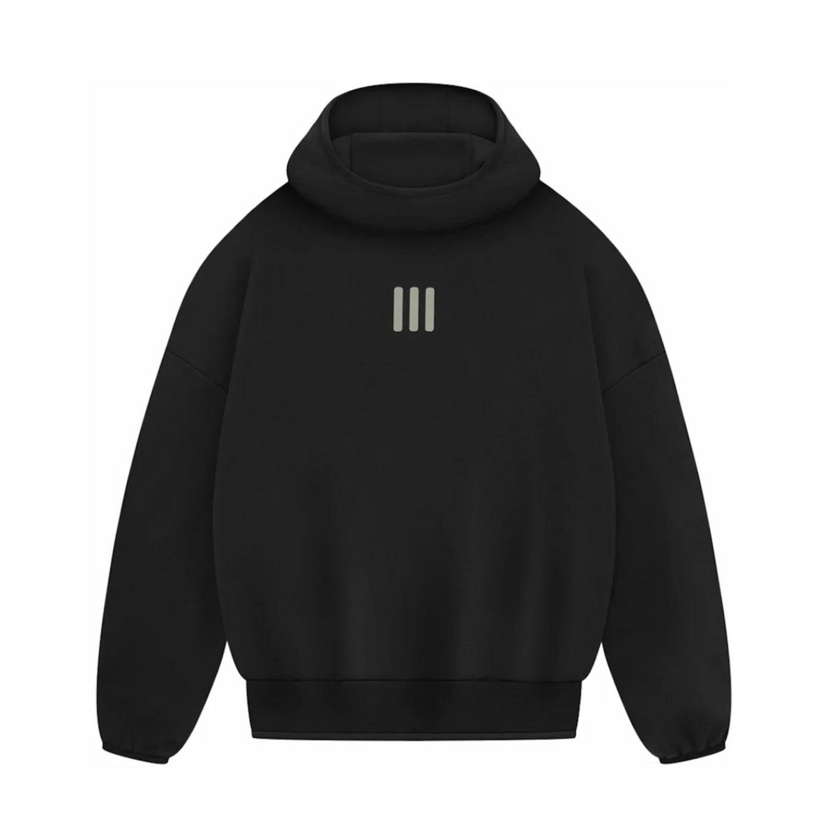 Fear of god x adidas hoodie Black