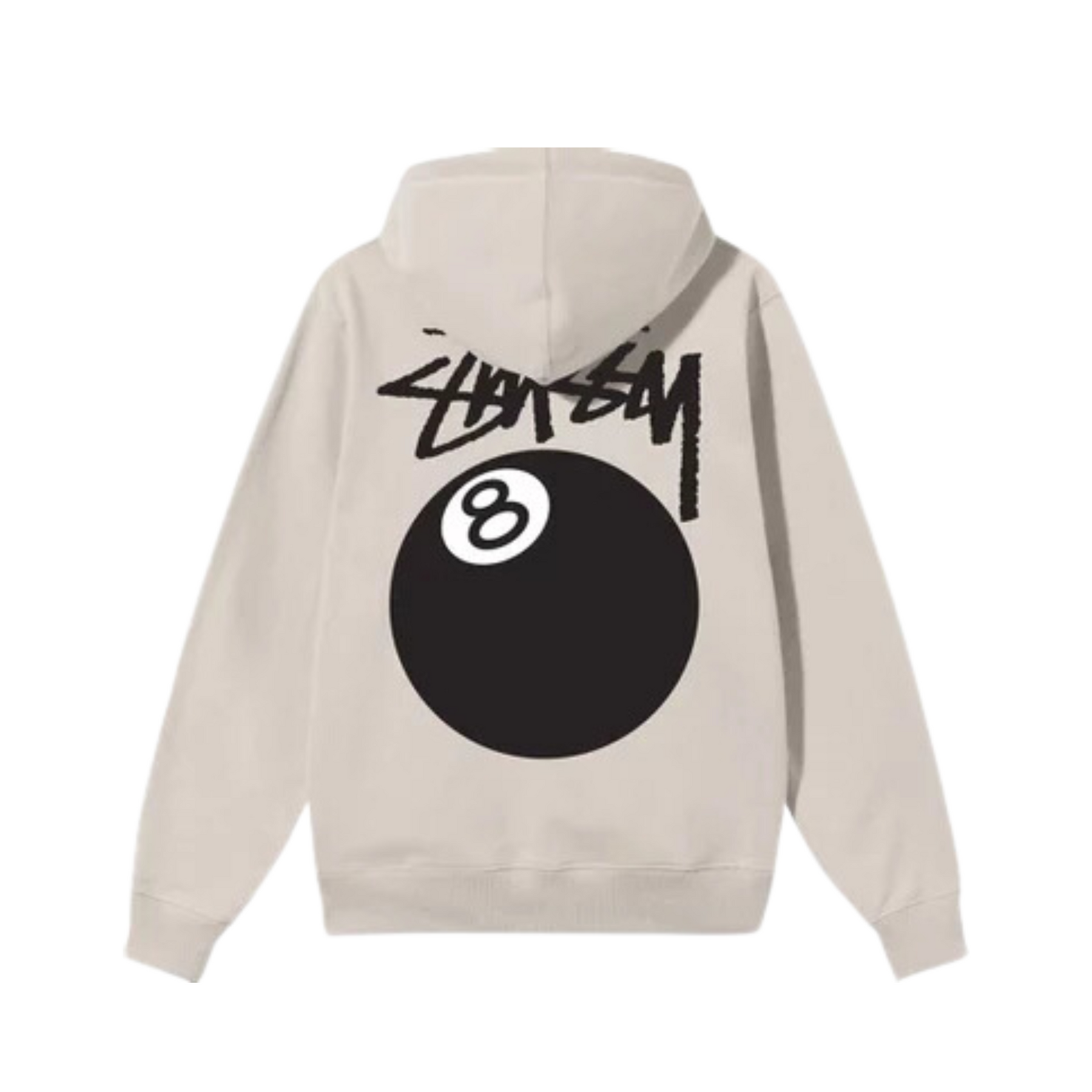 Stüssy 8 Ball Zip Hoodie "Smoke"