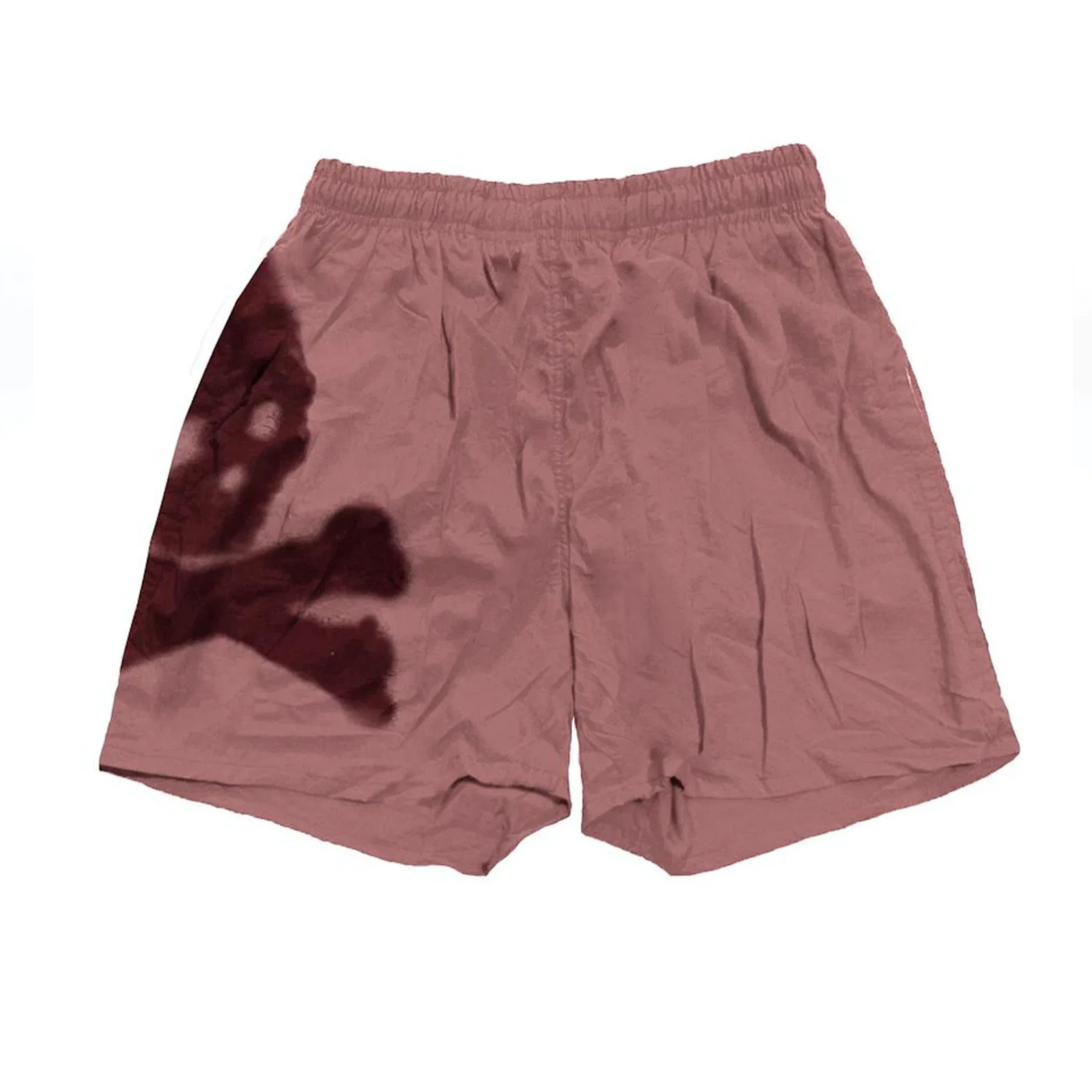 Travis Scott Cactus Jack For Mastermind Skull Shorts "Washed Red"