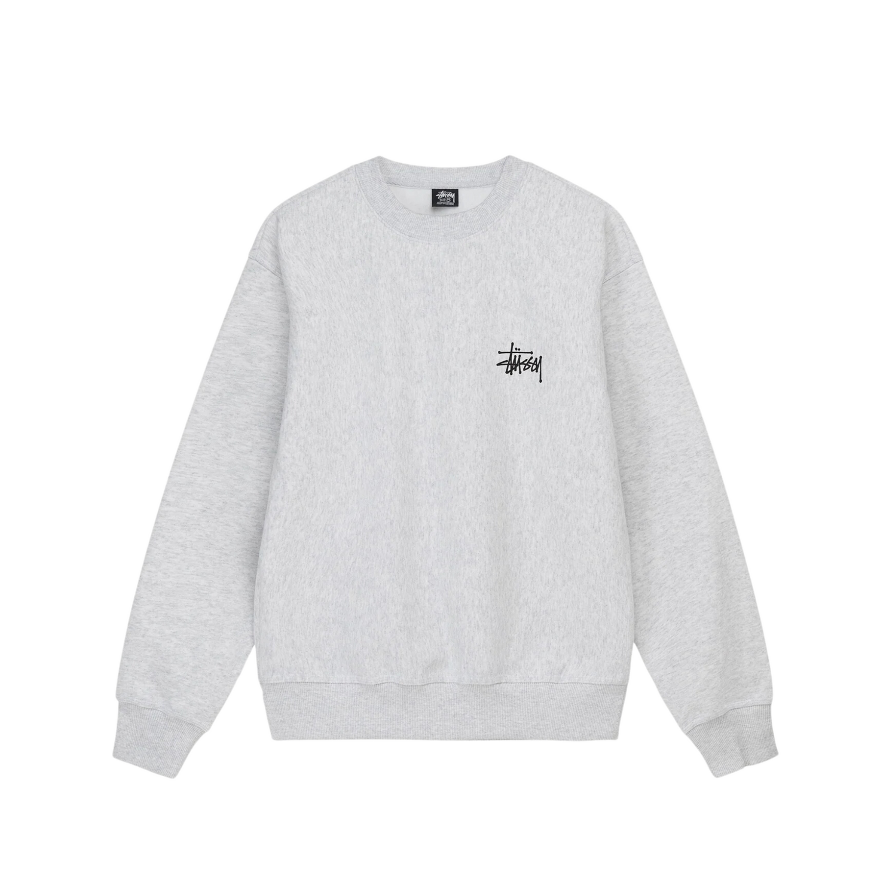 Stüssy Basic Crew "Ash Heather"