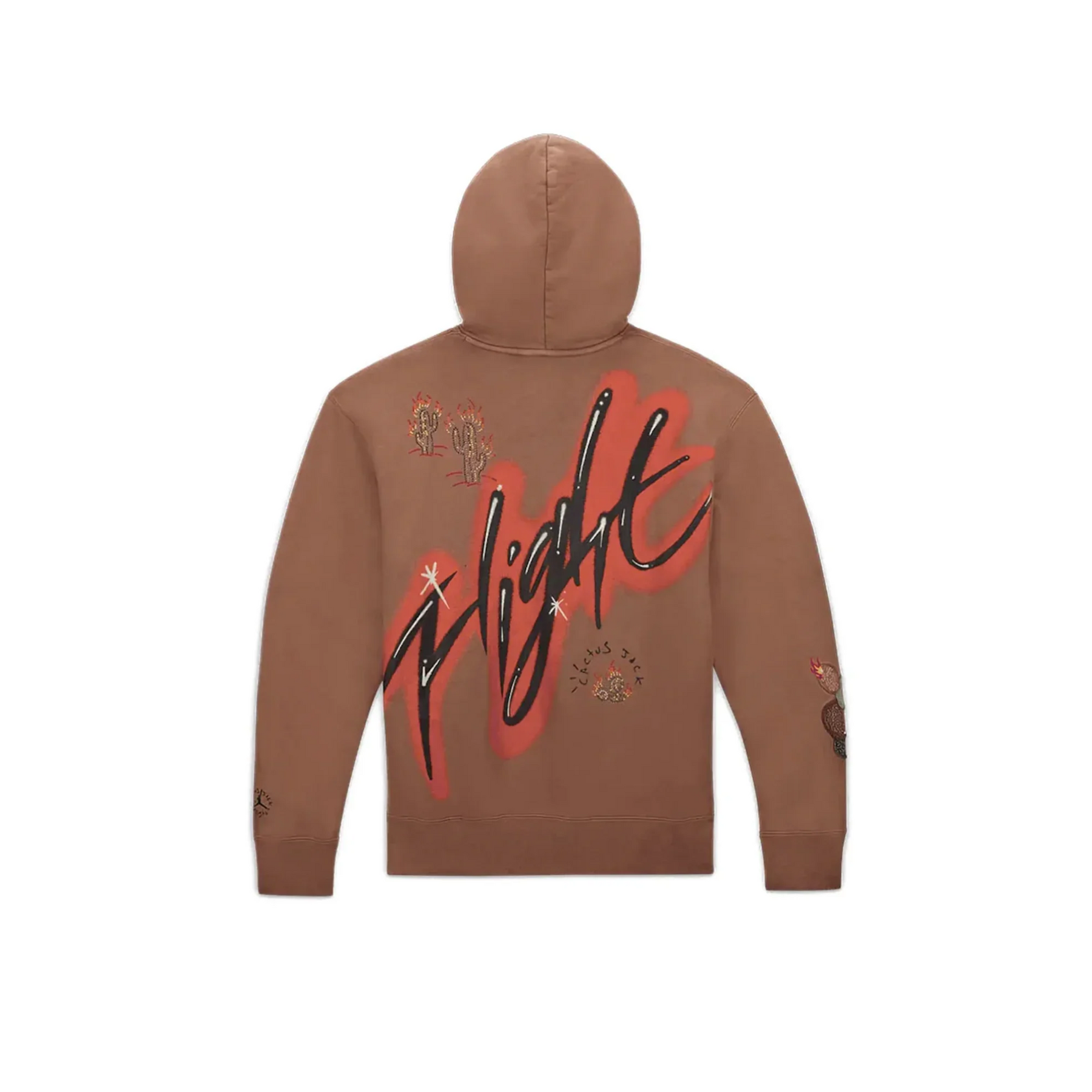 Travis Scott x Jordan Flight Graphic Hoodie Archaeo "Brown"