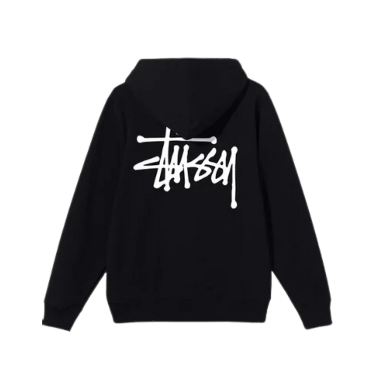 Stüssy Basic Zip Hoodie "Black"