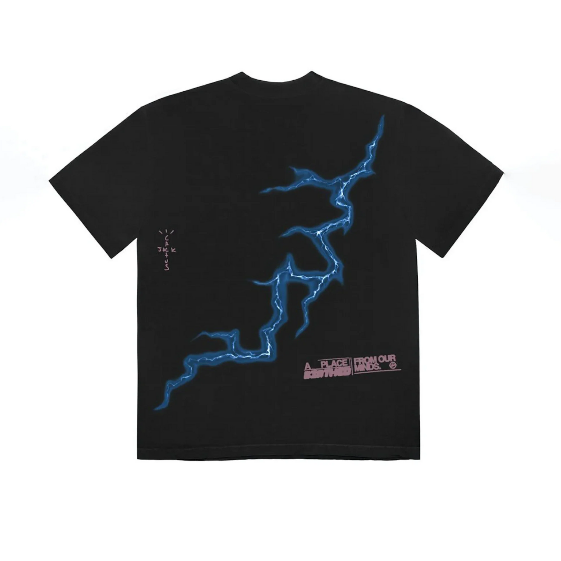 Travis Scott Cactus Jack For Fragment Danger T-shirt "Washed Black"