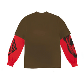 Travis Scott Cactus Jack Crossover Longsleeve T-shirt "Brown"