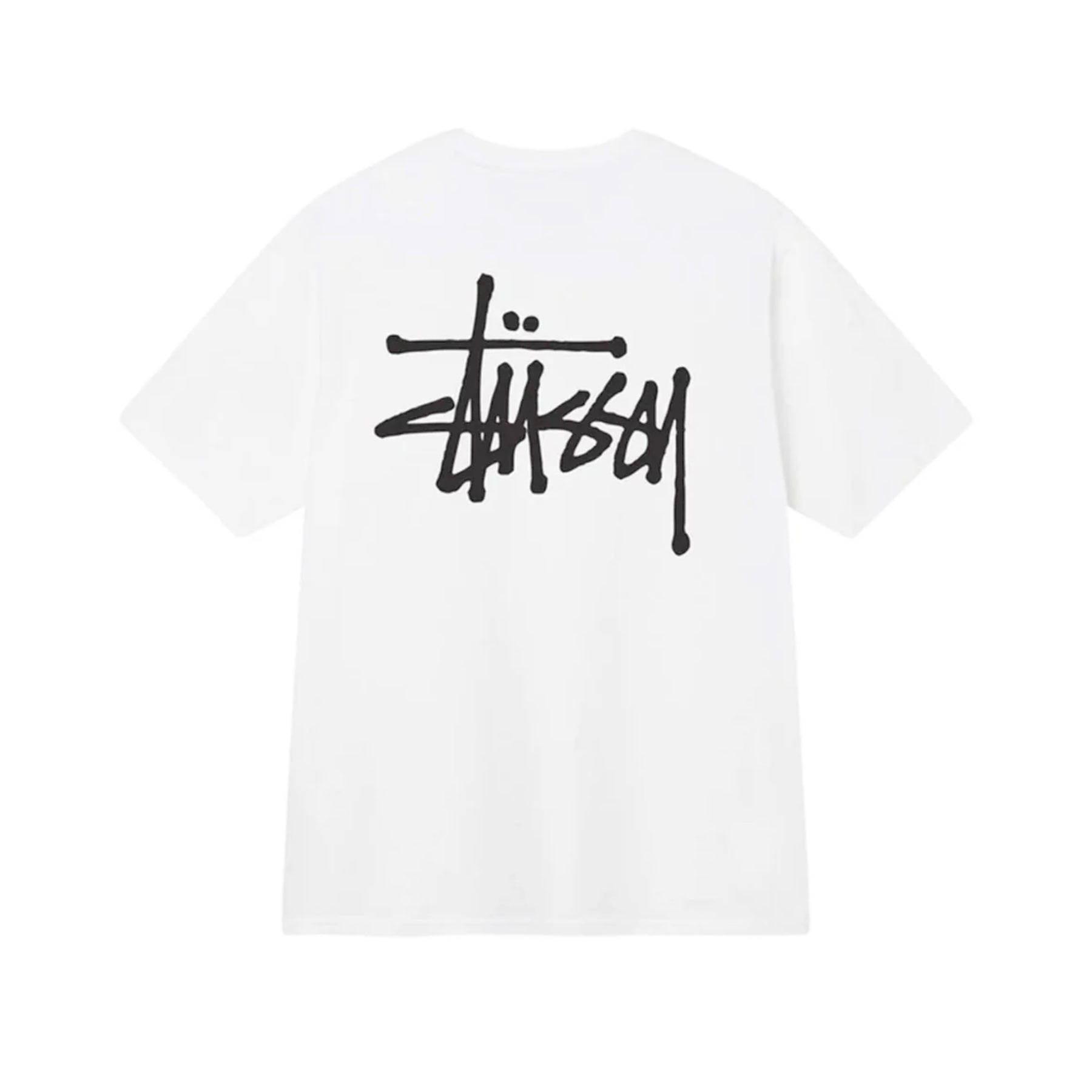 Stüssy Basic T-shirt "White" - street-bill.dk