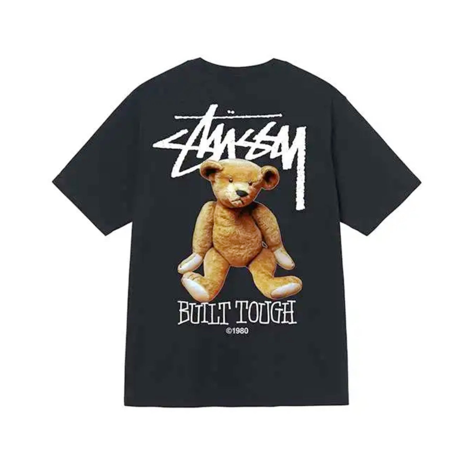 Stüssy Built Tough Tee "Black" - street-bill.dk