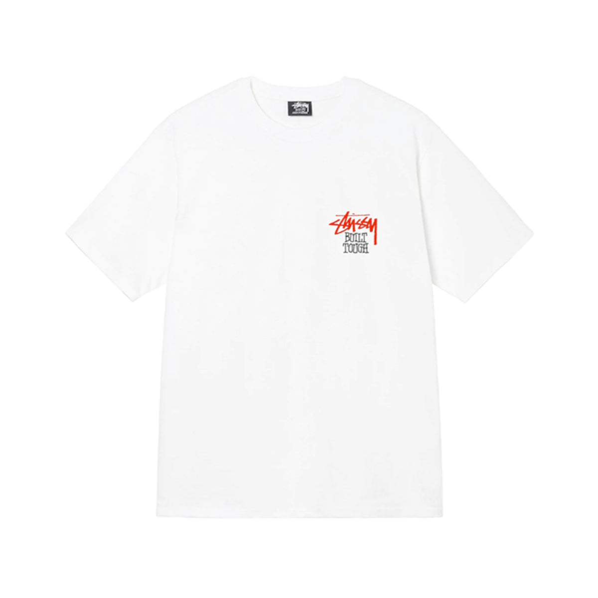 Stüssy Built Tough Tee "White" - street-bill.dk