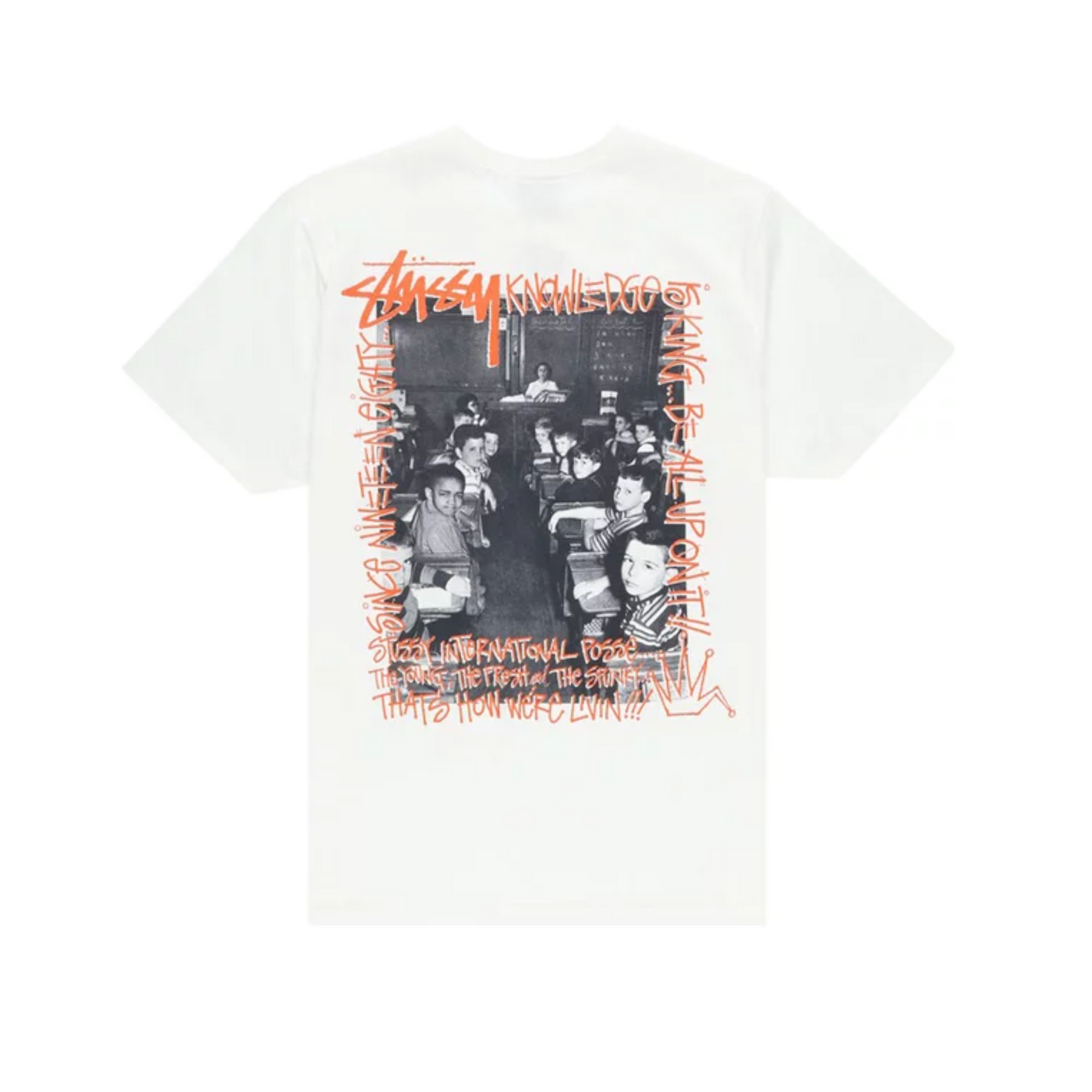 Stüssy t-shirt  white ryg