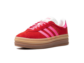 adidas Gazelle Bold Collegiate Red Lucid Pink (Women's)