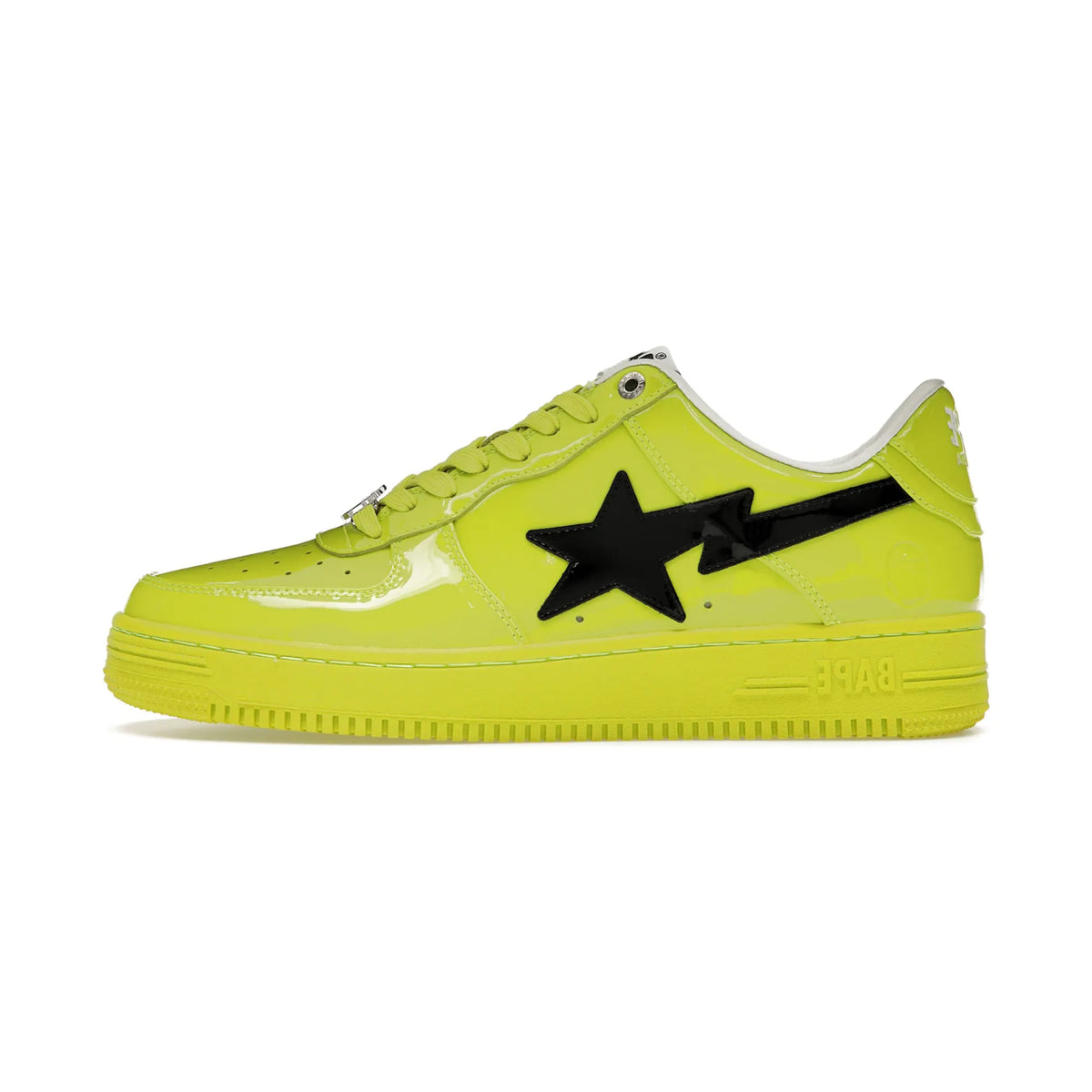 A Bathing Ape Bape Sta #2 Yellow Patent