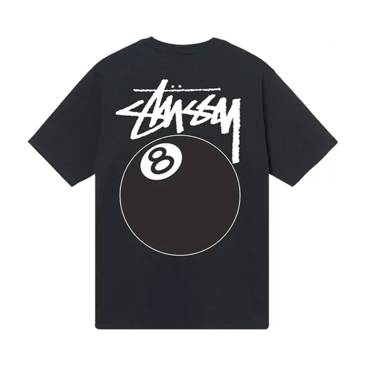 Stussy 8 Ball Tee "Black" - street-bill.dk