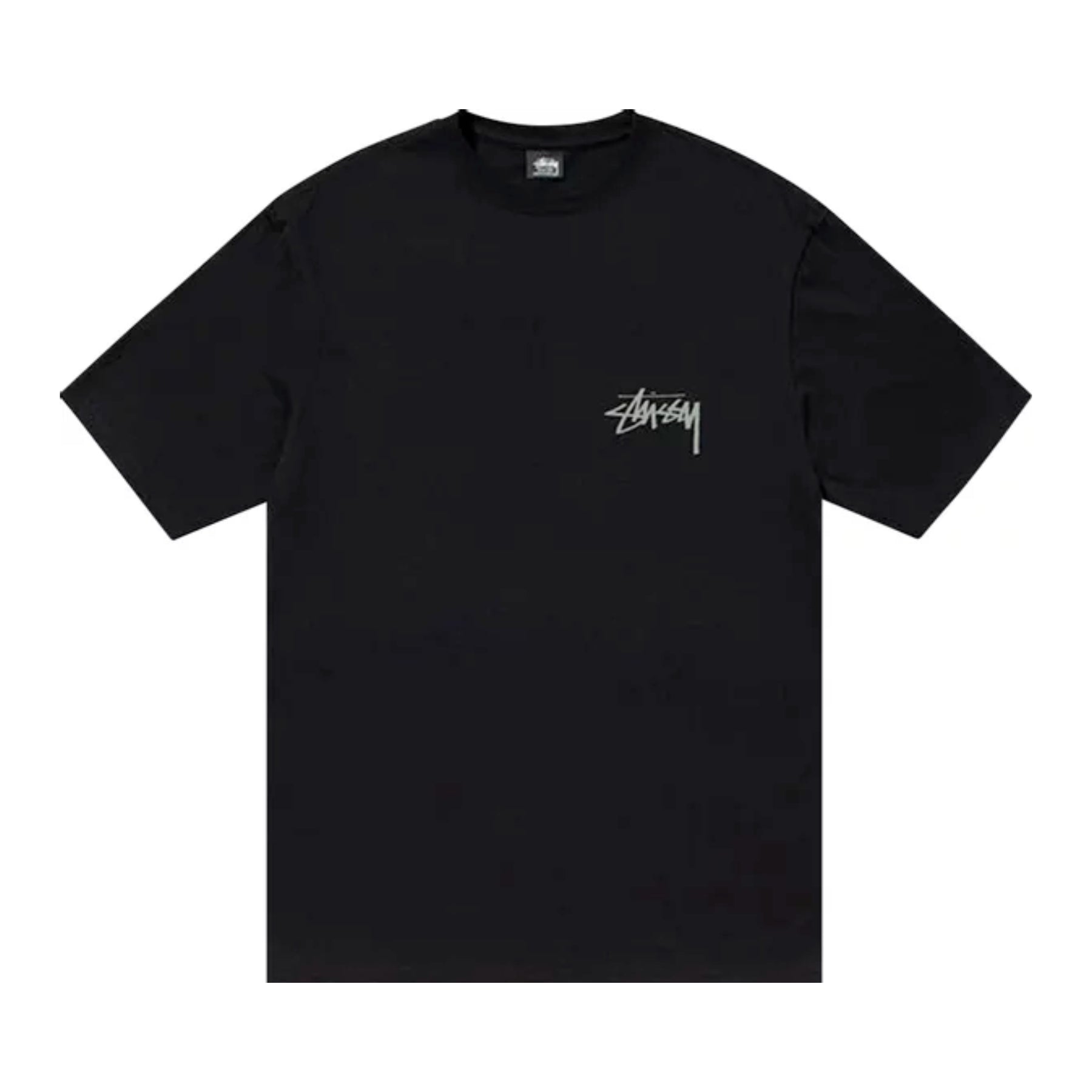 Stussy Landin Tee "Black" - street-bill.dk