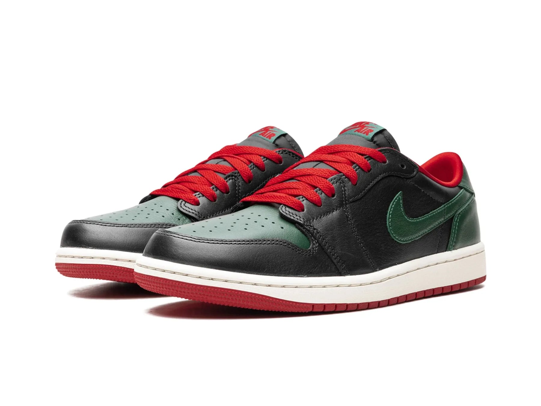 Jordan 1 Retro Low OG Gorge Green Varsity Red (Women's)