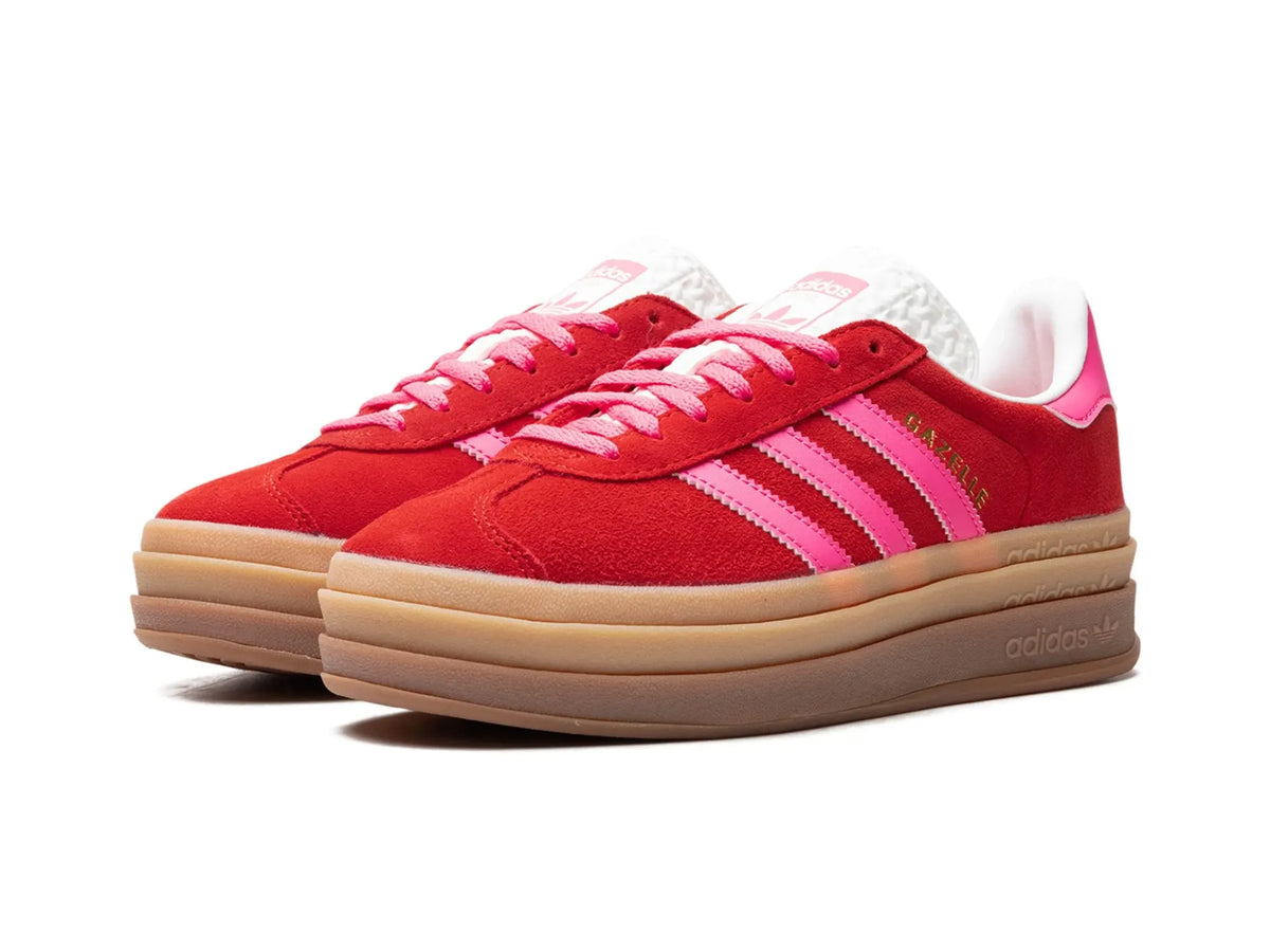 adidas Gazelle Bold Collegiate Red Lucid Pink (Women's)