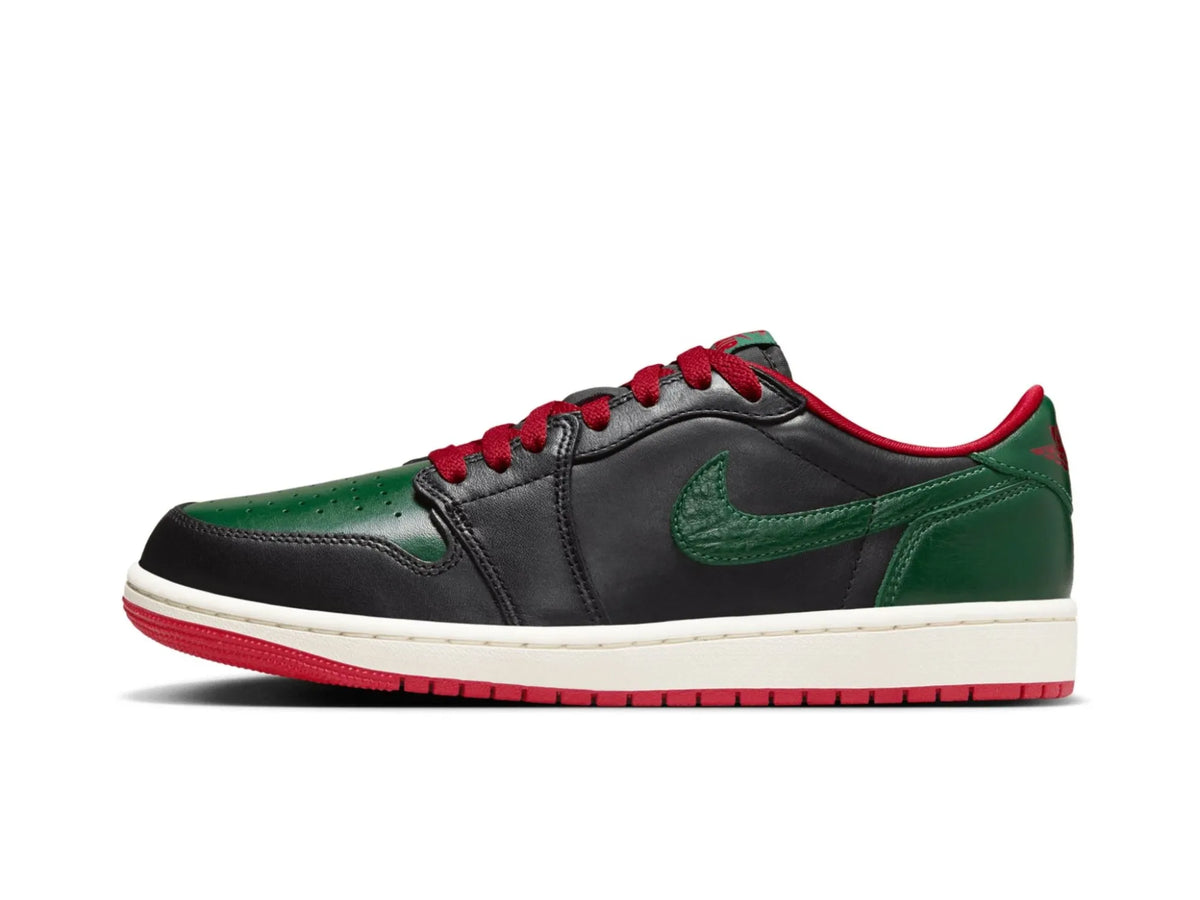 Jordan 1 Retro Low OG Gorge Green Varsity Red (Women's)