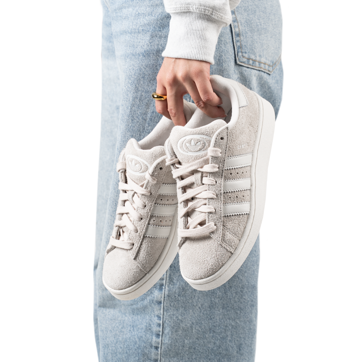 Adidas Campus 00s Light Grey White