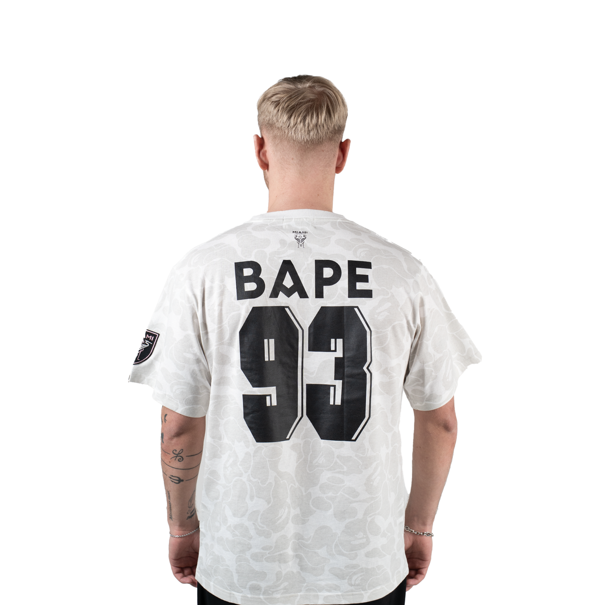 Bape x Inter Miami CF Camo T shirt White