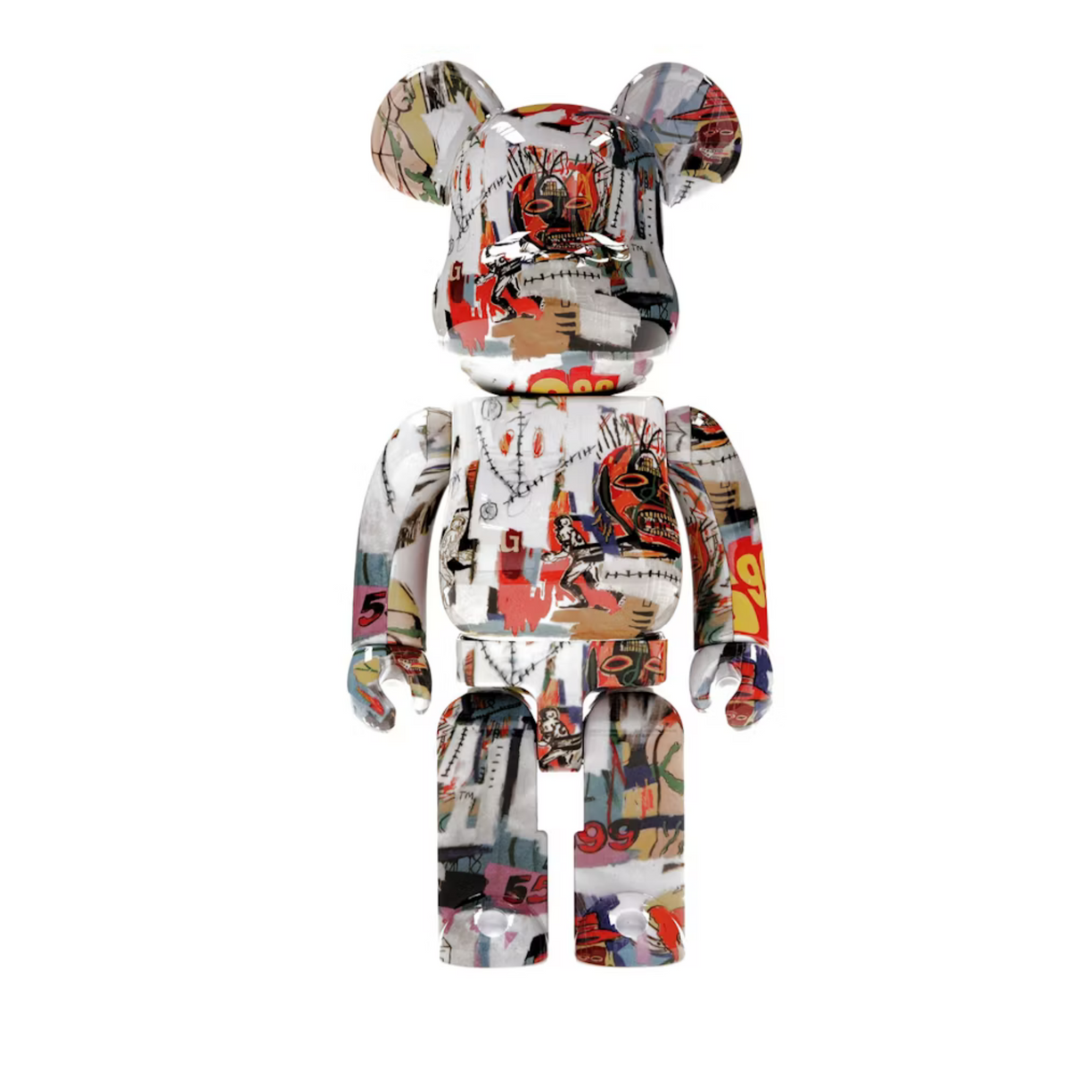 Bearbrick Andy Warhol x JEAN-MICHEL BASQUIAT