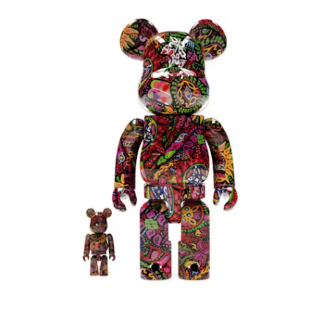 Bearbrick Psychedelic Paisley