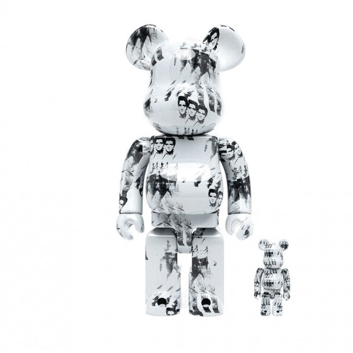 Bearbrick Elvis 400 & 100 %