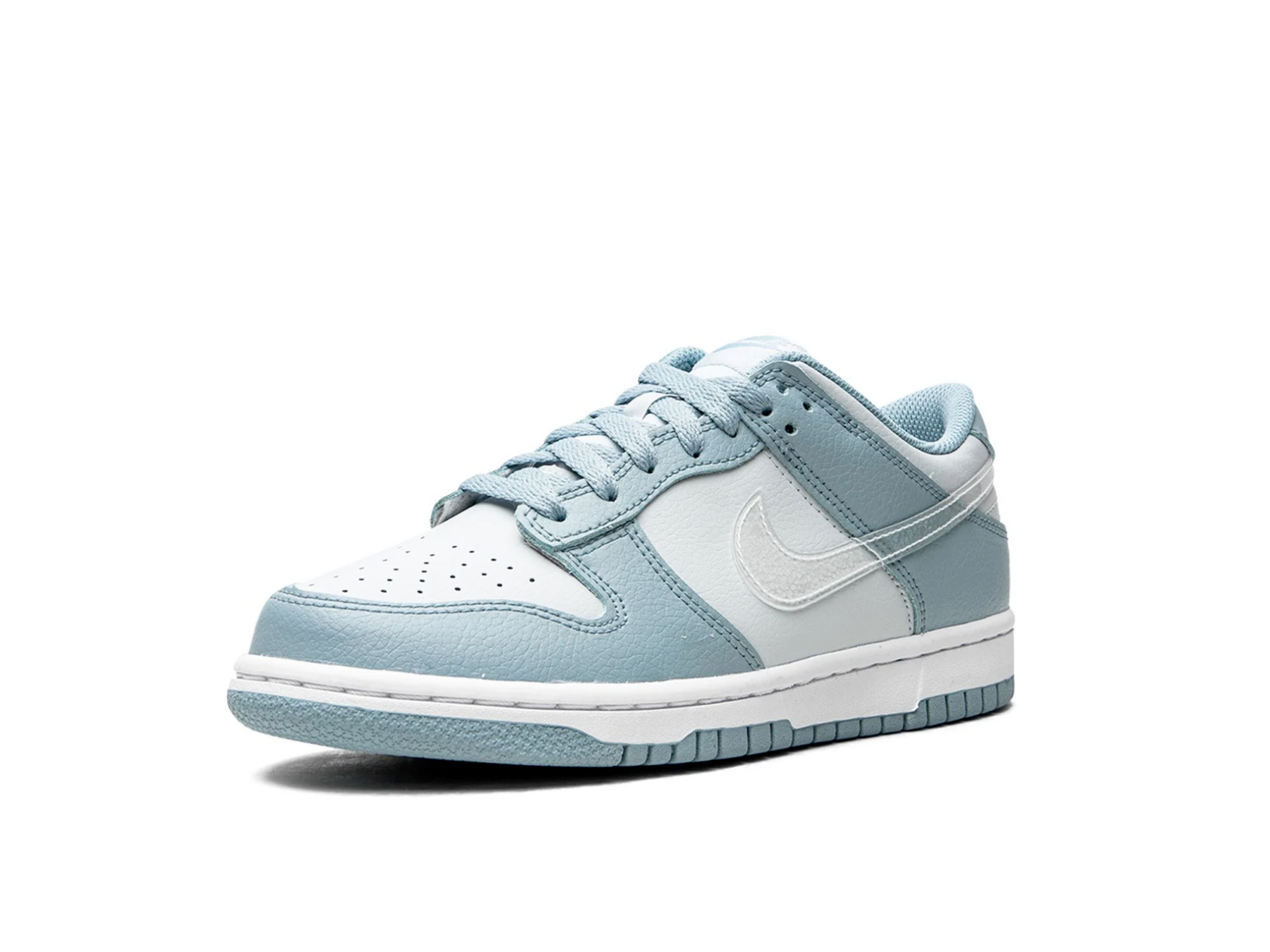 Nike Dunk Low "Clear Blue Swoosh"