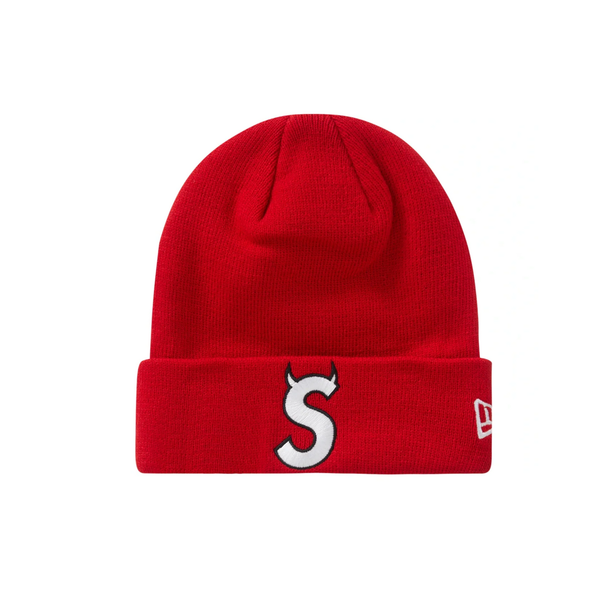 Supreme New Era S Logo Beanie "Red"