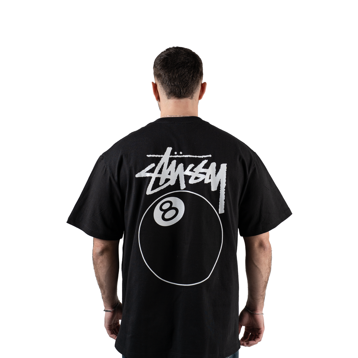 Stussy 8 Ball Tee "Black" - street-bill.dk