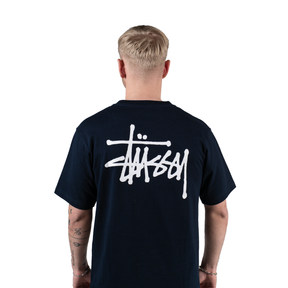 Stussy Basic T shirt Navy