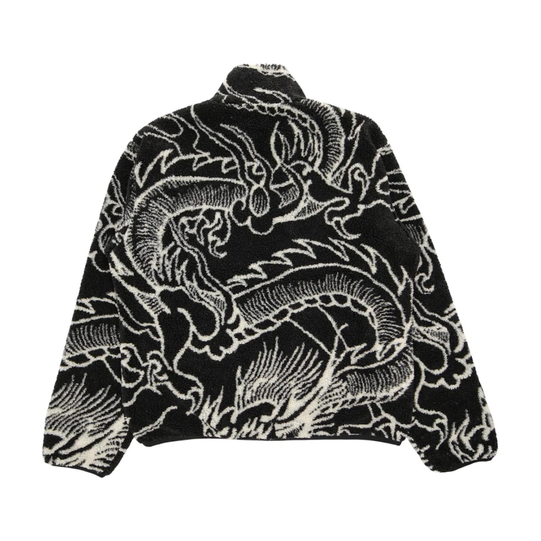 Stüssy Dragon Sherpa Jacket "Black" - street-bill.dk