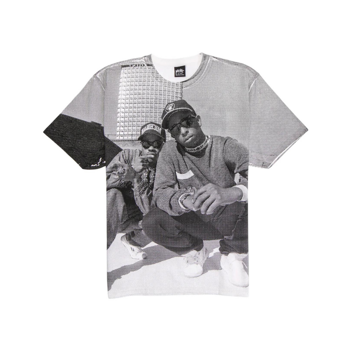 Stüssy Gang Starr Tee "Multicolor/White" - street-bill.dk